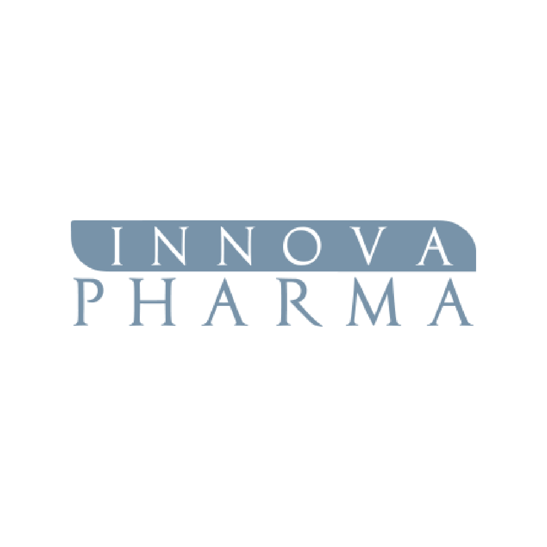 Logo do cliente Innova Pharma: indústria atendida pela Muvek